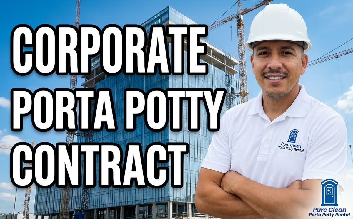 Corporate campus porta potty contract