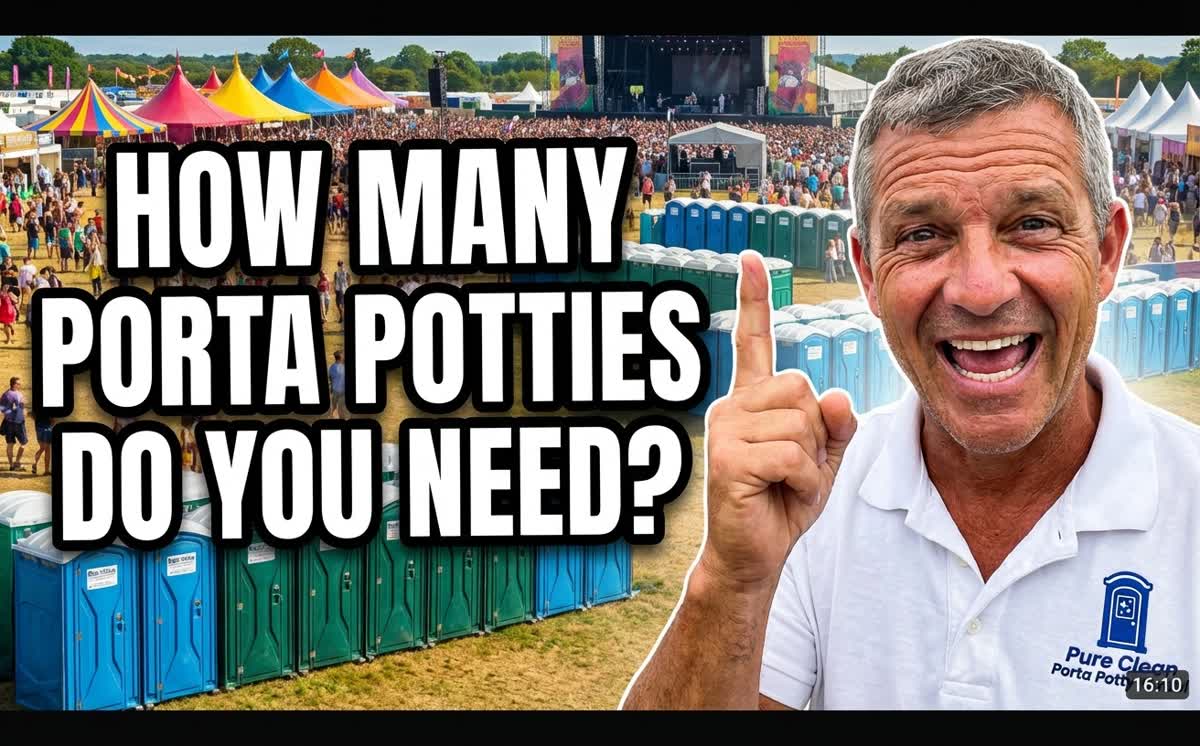 How many porta potties for an event