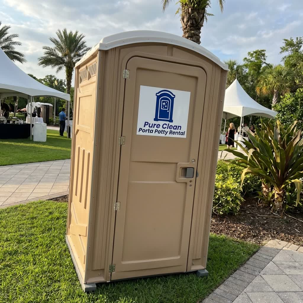 Deluxe Flushable Portable Restroom Orlando